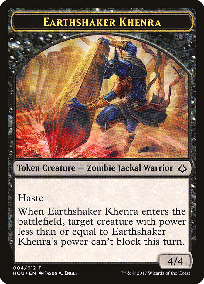 Earthshaker Khenra Token [Hour of Devastation Tokens] | Clutch Gaming