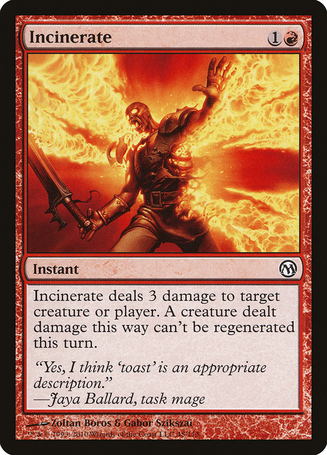 Incinerate [Duels of the Planeswalkers] | Clutch Gaming