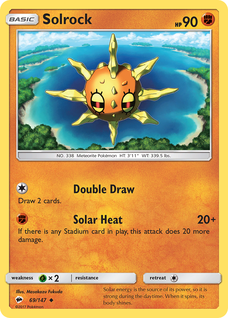 Solrock (69/147) [Sun & Moon: Burning Shadows] | Clutch Gaming