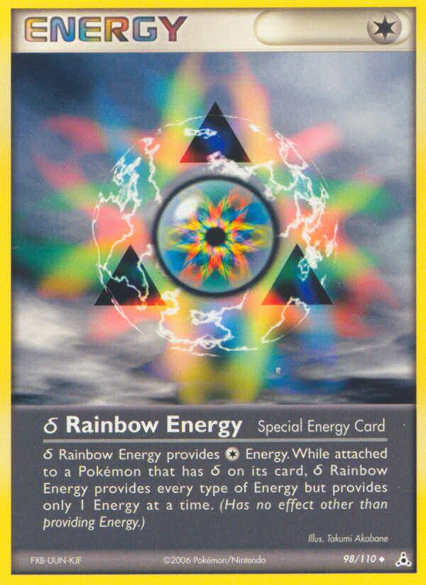 Rainbow Energy (98/110) (Delta Species) [EX: Holon Phantoms] | Clutch Gaming