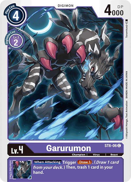 Garurumon [ST6-06] [Starter Deck: Venomous Violet] | Clutch Gaming