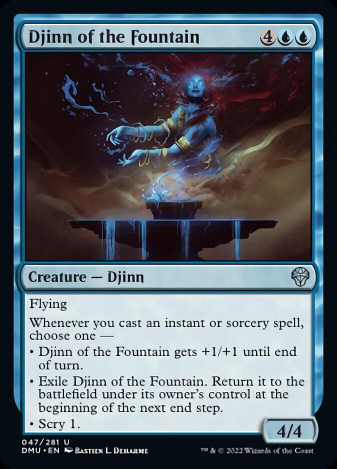 Djinn of the Fountain [Dominaria United] | Clutch Gaming