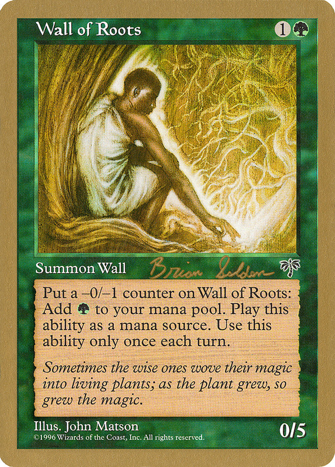 Wall of Roots (Brian Selden) [World Championship Decks 1998] | Clutch Gaming