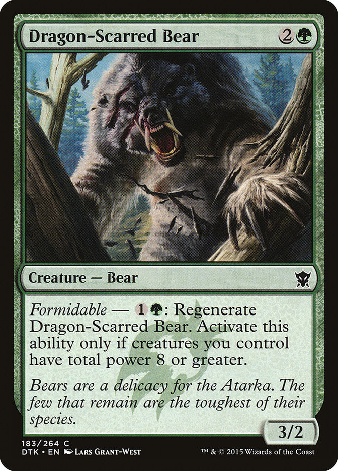 Dragon-Scarred Bear [Dragons of Tarkir] | Clutch Gaming