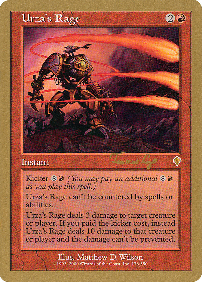 Urza's Rage (Tom van de Logt) [World Championship Decks 2001] | Clutch Gaming