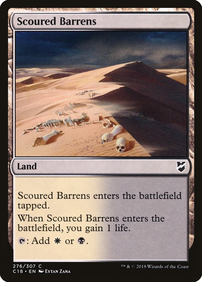 Scoured Barrens [Commander 2018] | Clutch Gaming