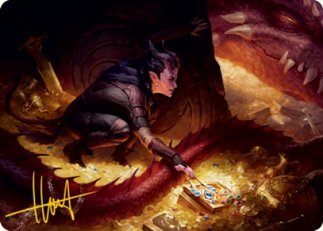 Hoard Robber Art Card (Gold-Stamped Signature) [Dungeons & Dragons: Adventures in the Forgotten Realms Art Series] | Clutch Gaming