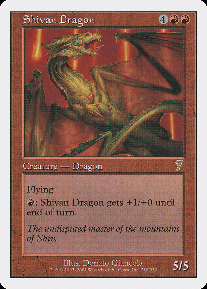 Shivan Dragon [Seventh Edition] | Clutch Gaming