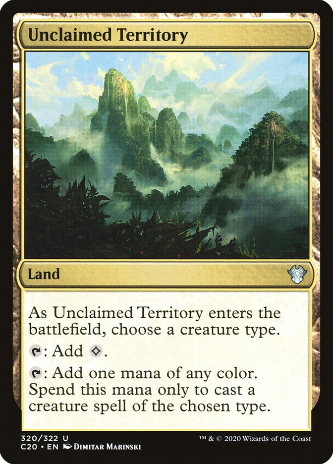 Unclaimed Territory [Commander 2020] | Clutch Gaming