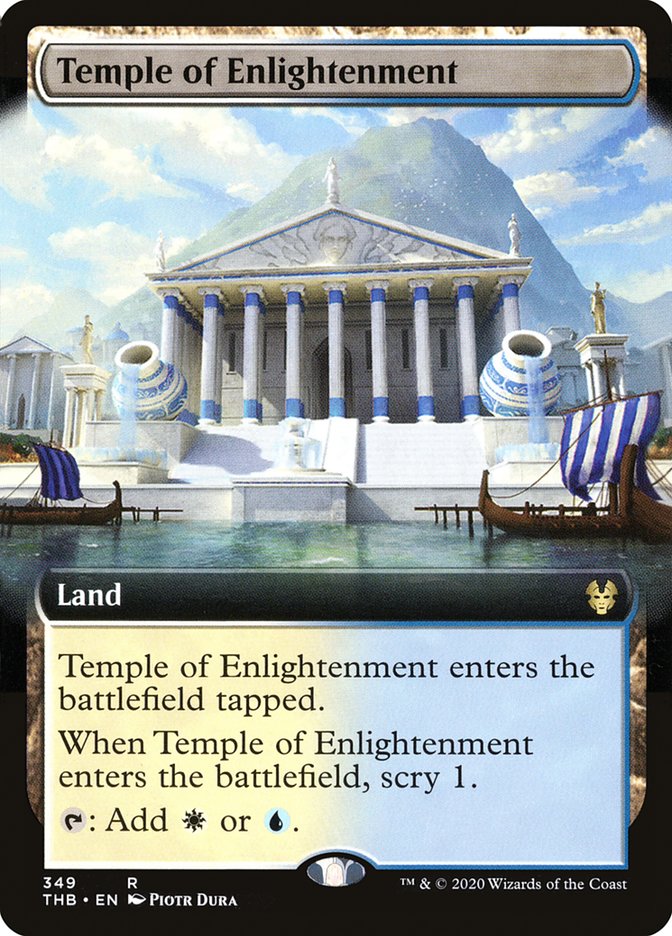 Temple of Enlightenment (Extended Art) [Theros Beyond Death] | Clutch Gaming