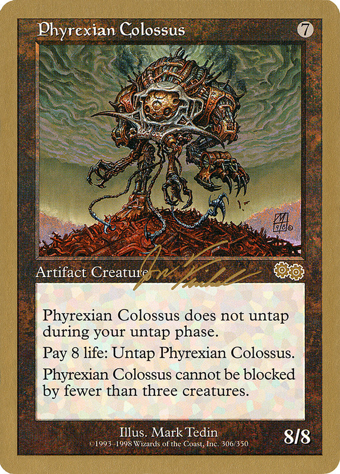 Phyrexian Colossus (Jon Finkel) [World Championship Decks 2000] | Clutch Gaming