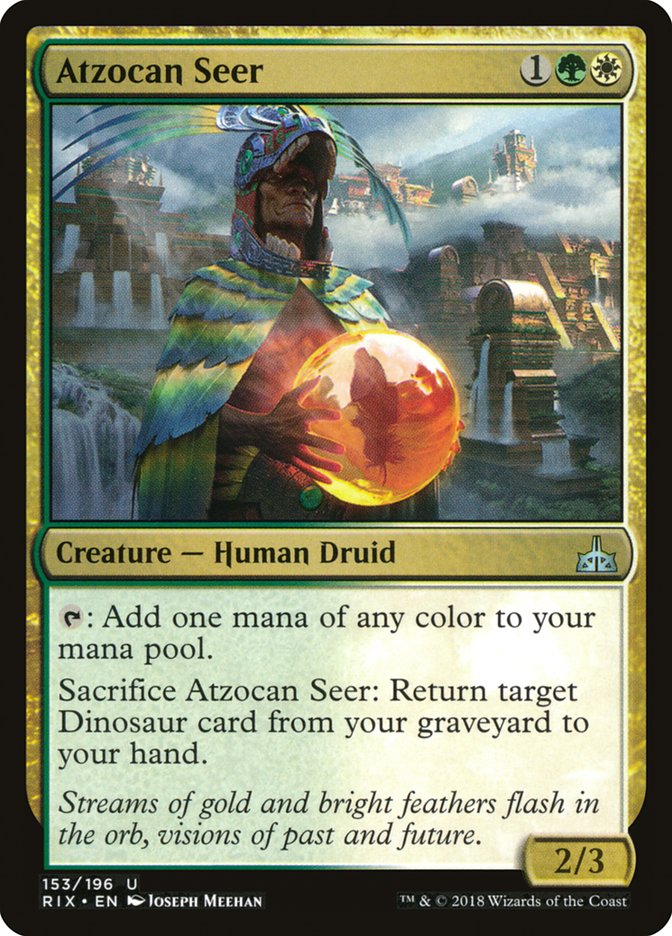 Atzocan Seer [Rivals of Ixalan] | Clutch Gaming