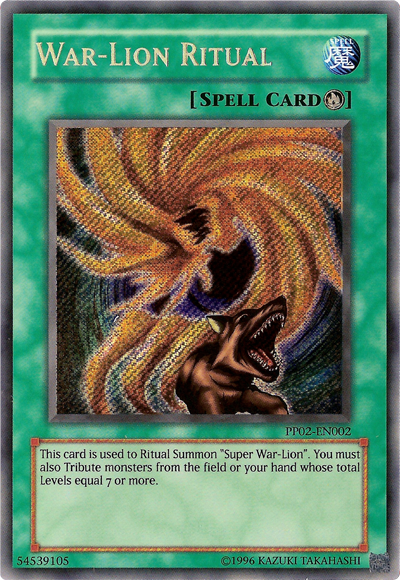 War-Lion Ritual [PP02-EN002] Secret Rare | Clutch Gaming