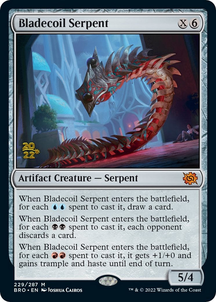 Bladecoil Serpent [The Brothers' War Prerelease Promos] | Clutch Gaming