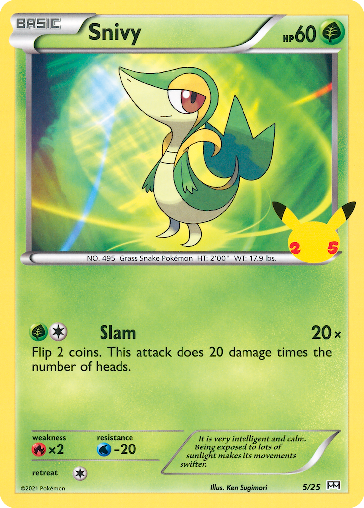 Snivy (5/25) [McDonald's 25th Anniversary] | Clutch Gaming