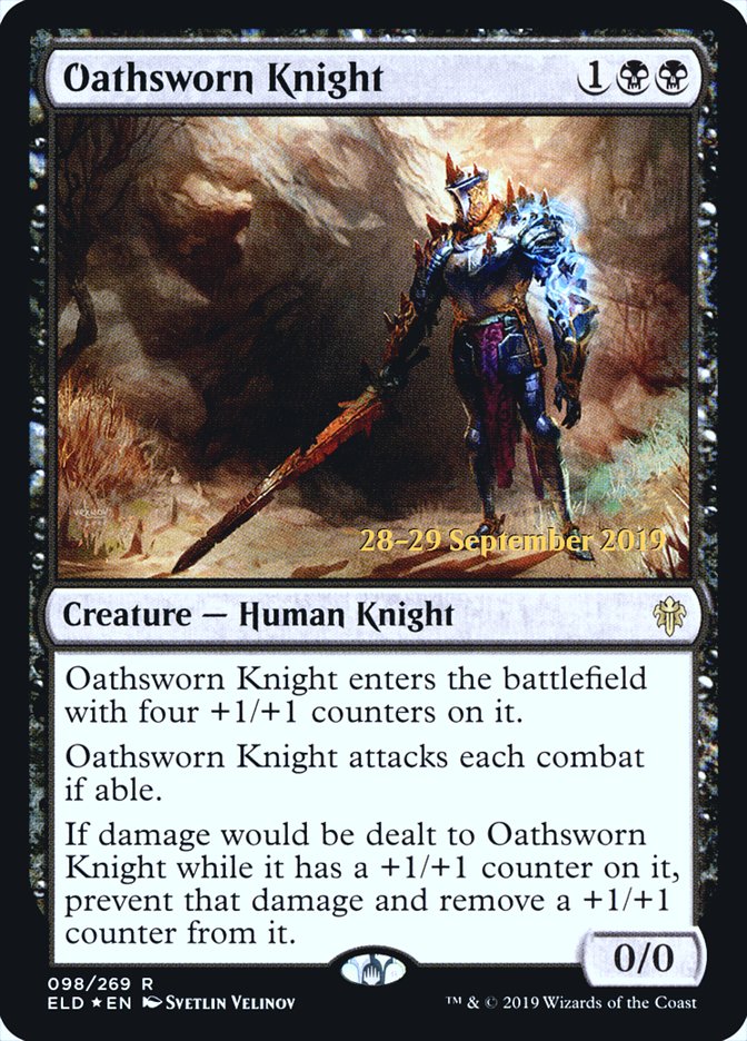 Oathsworn Knight [Throne of Eldraine Prerelease Promos] | Clutch Gaming