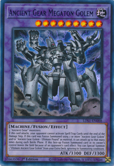 Ancient Gear Megaton Golem (Purple) [LDS1-EN088] Ultra Rare | Clutch Gaming