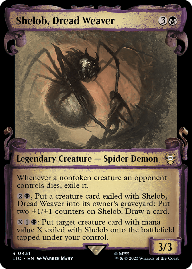 Shelob, Dread Weaver [The Lord of the Rings: Tales of Middle-Earth Commander Showcase Scrolls] | Clutch Gaming