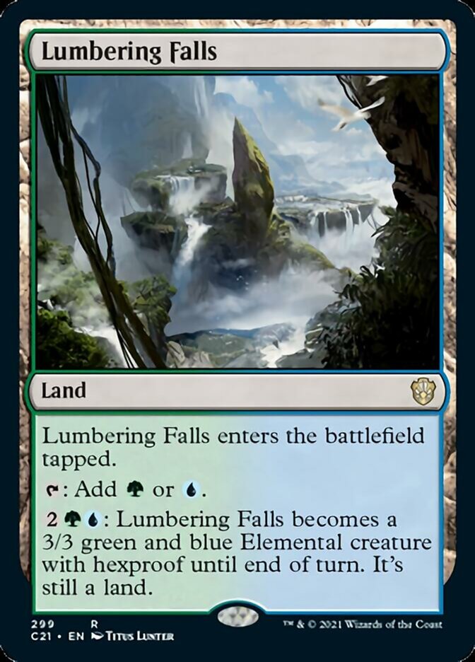 Lumbering Falls [Commander 2021] | Clutch Gaming