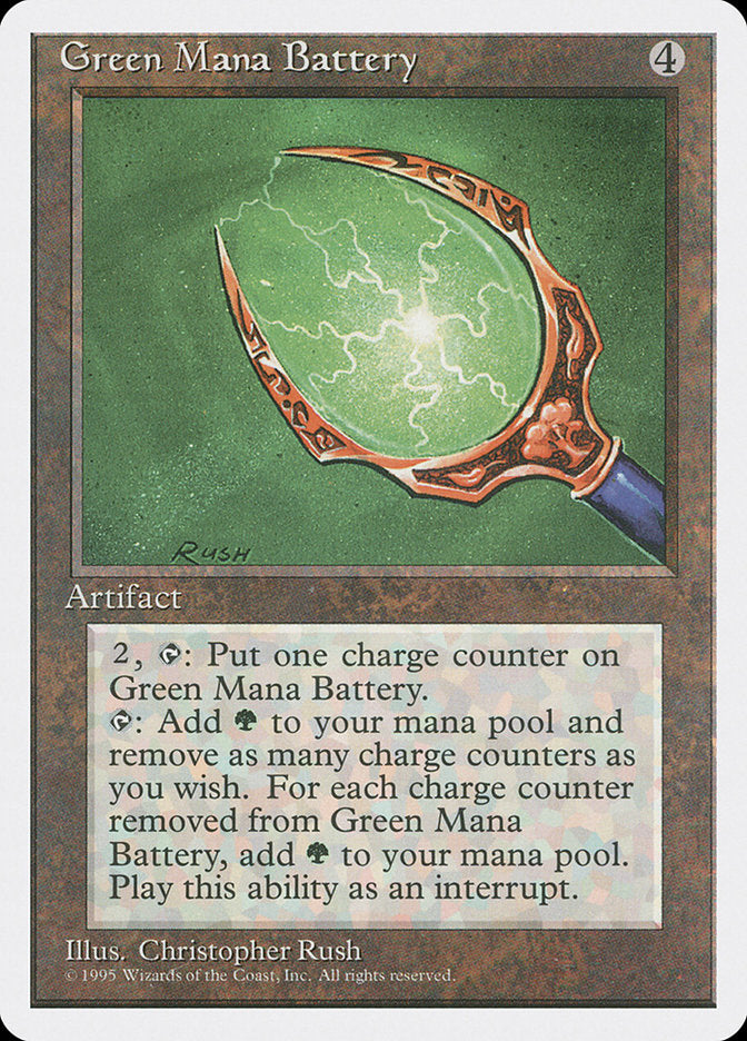 Green Mana Battery [Fourth Edition] | Clutch Gaming