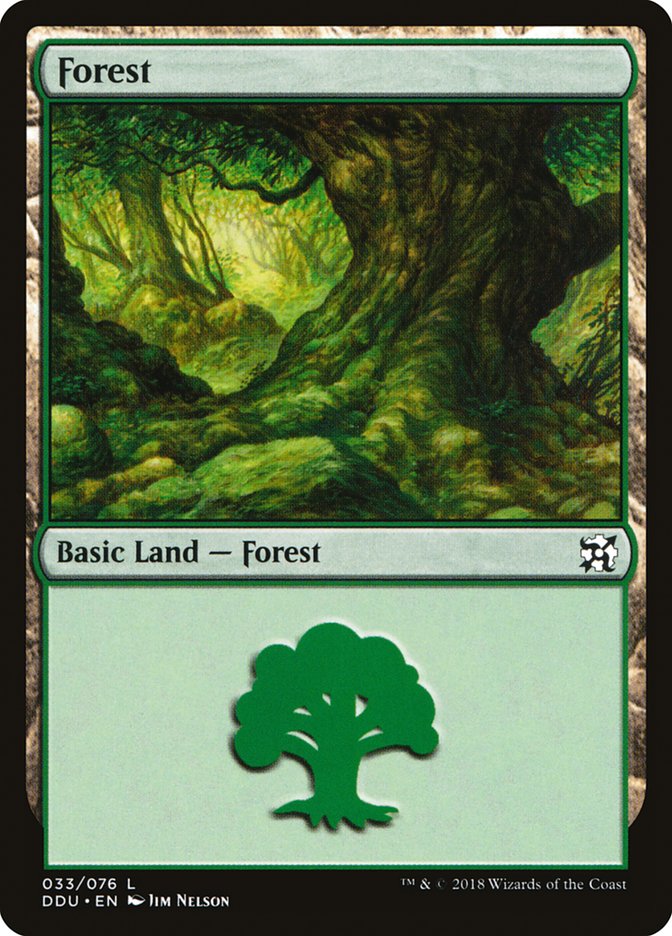 Forest (33) [Duel Decks: Elves vs. Inventors] | Clutch Gaming