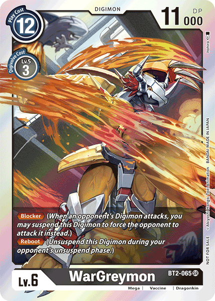 WarGreymon [BT2-065] (Alternative Art - Box Topper) [Classic Collection] | Clutch Gaming