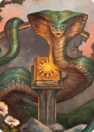 Guardian Naga Art Card [Commander Legends: Battle for Baldur's Gate Art Series] | Clutch Gaming