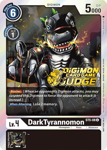 DarkTyrannomon [ST5-08] (Judge Pack 1) [Starter Deck: Machine Black Promos] | Clutch Gaming