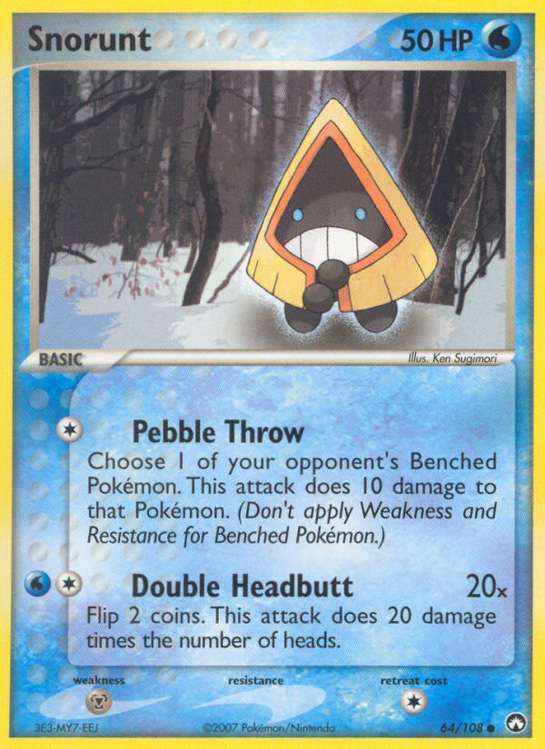 Snorunt (64/108) [EX: Power Keepers] | Clutch Gaming