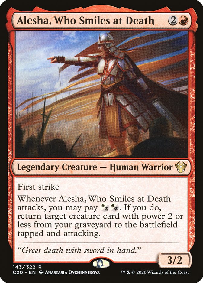 Alesha, Who Smiles at Death [Commander 2020] | Clutch Gaming