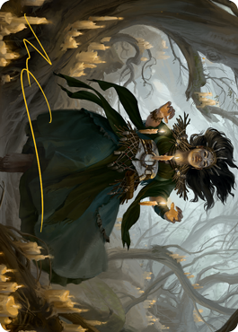 Candlegrove Witch 1 Art Card (Gold-Stamped Signature) [Innistrad: Midnight Hunt Art Series] | Clutch Gaming