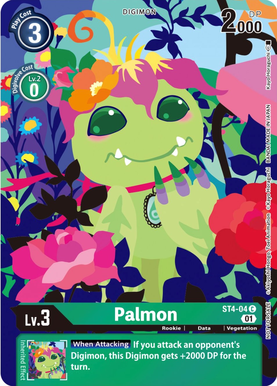 Palmon [ST4-04] (Tamer's Card Set 2 Floral Fun) [Starter Deck: Giga Green Promos] | Clutch Gaming