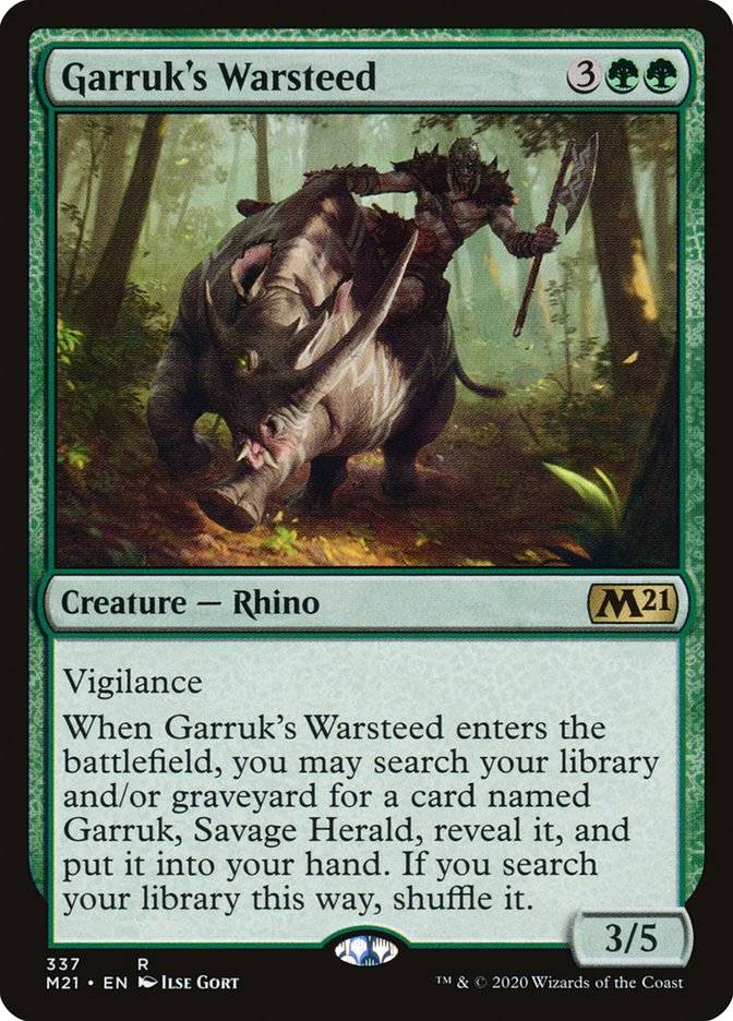 Garruk's Warsteed [Core Set 2021] | Clutch Gaming