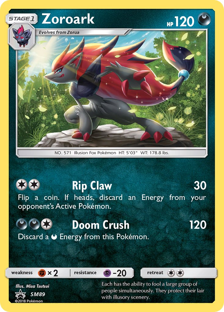 Zoroark (SM89) [Sun & Moon: Black Star Promos] | Clutch Gaming