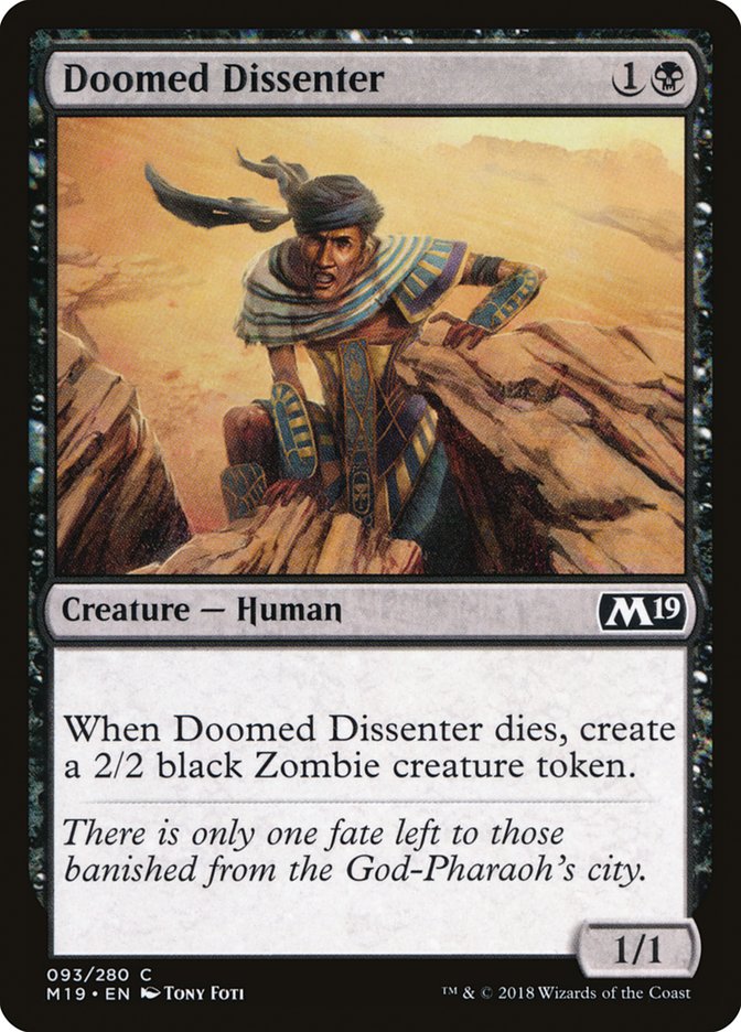 Doomed Dissenter [Core Set 2019] | Clutch Gaming