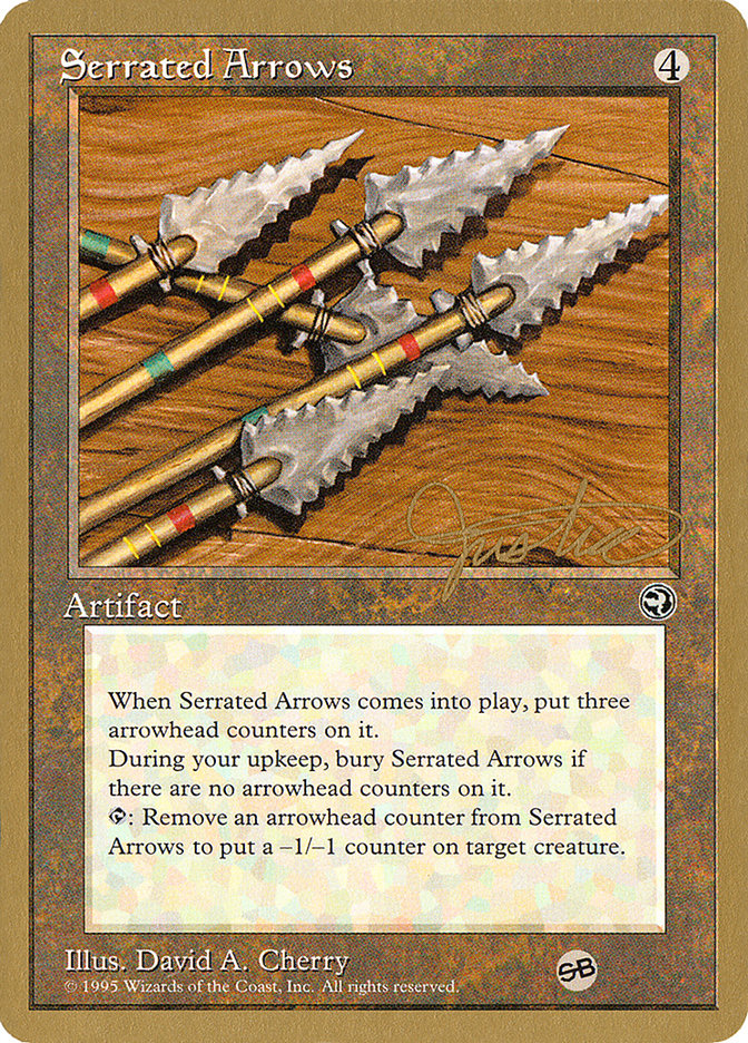 Serrated Arrows (Mark Justice) (SB) [Pro Tour Collector Set] | Clutch Gaming