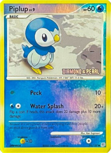 Piplup (93/130) (Diamond and Pearl) [Burger King Promos: 2008 Collection] | Clutch Gaming