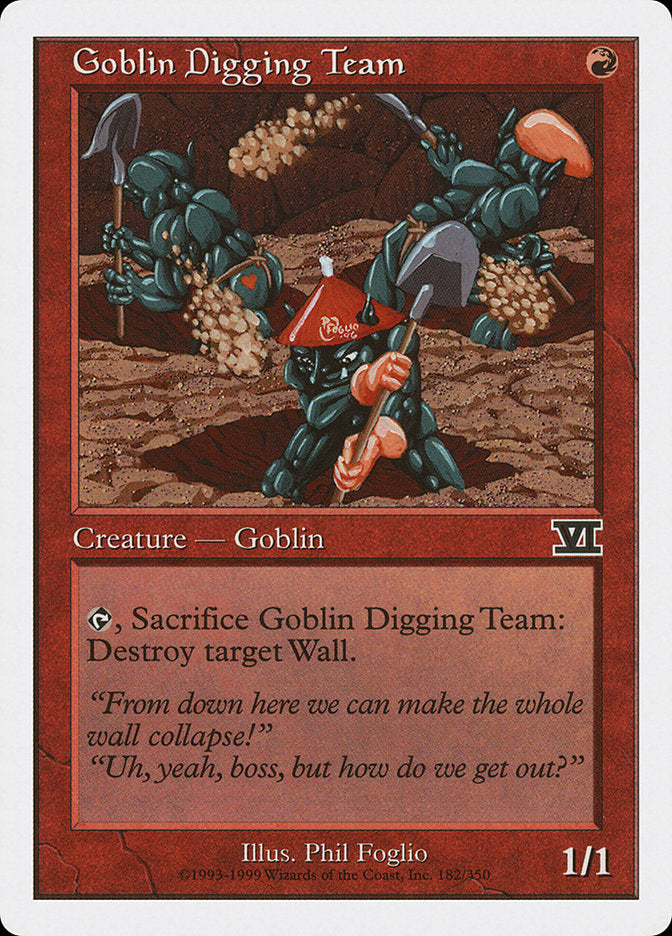 Goblin Digging Team [Classic Sixth Edition] | Clutch Gaming