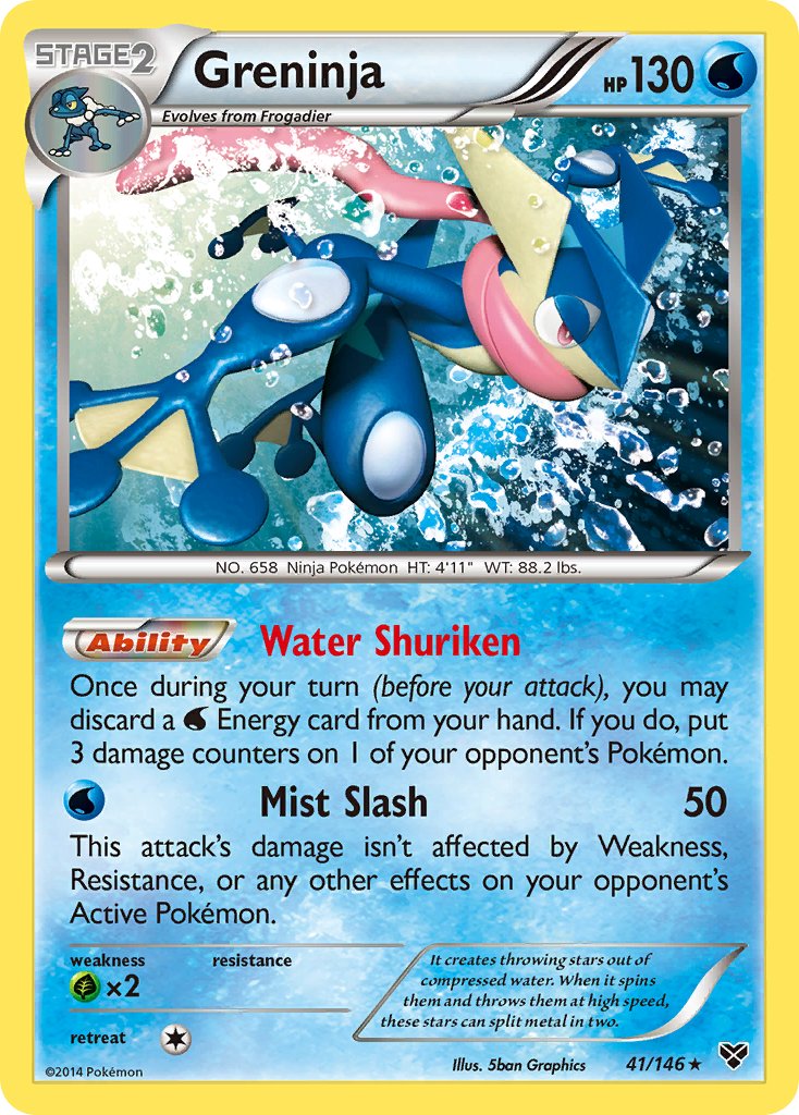 Greninja (41/146) (Cosmos Holo) (Blister Exclusive) [XY: Base Set] | Clutch Gaming