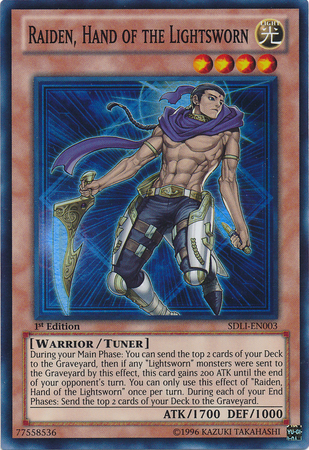 Raiden, Hand of the Lightsworn [SDLI-EN003] Super Rare | Clutch Gaming