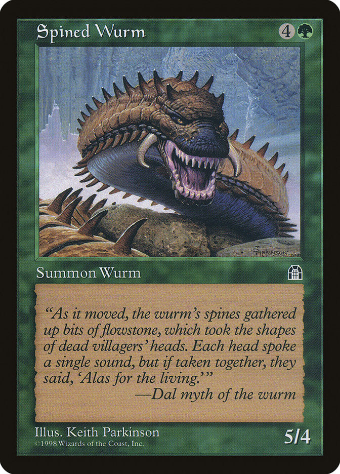 Spined Wurm [Stronghold] | Clutch Gaming