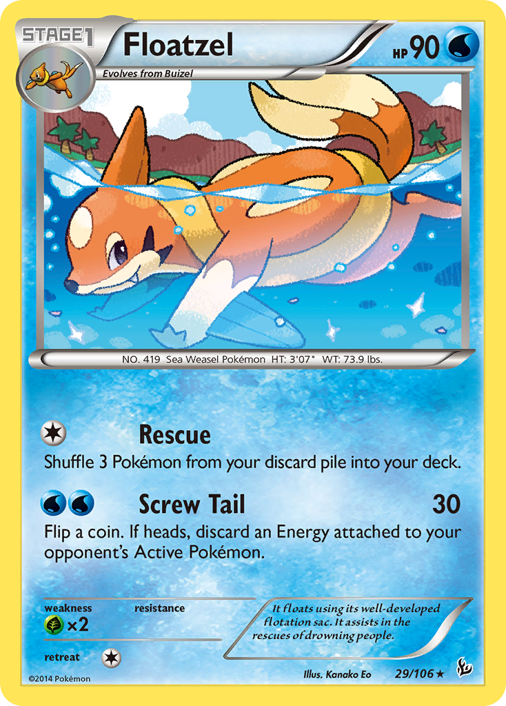 Floatzel (29/106) [XY: Flashfire] | Clutch Gaming