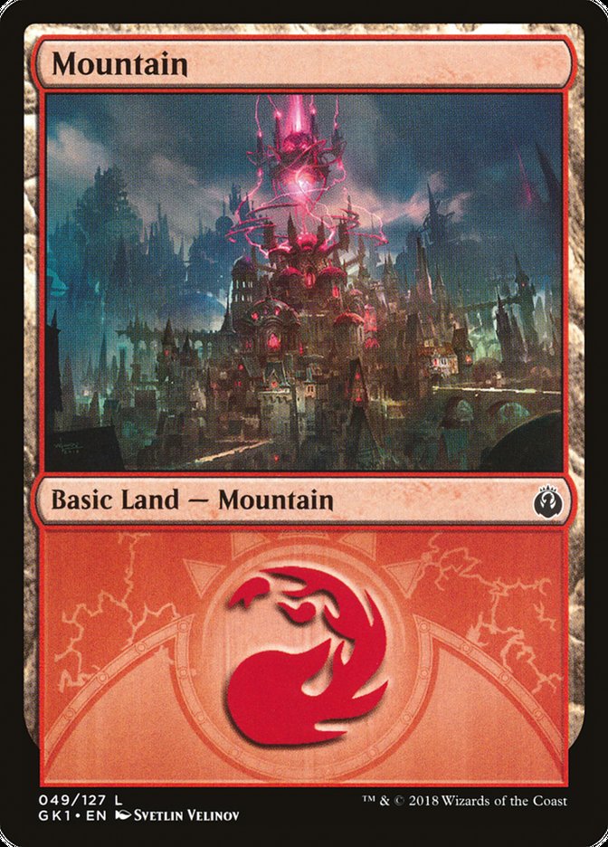 Mountain (49) [Guilds of Ravnica Guild Kit] | Clutch Gaming