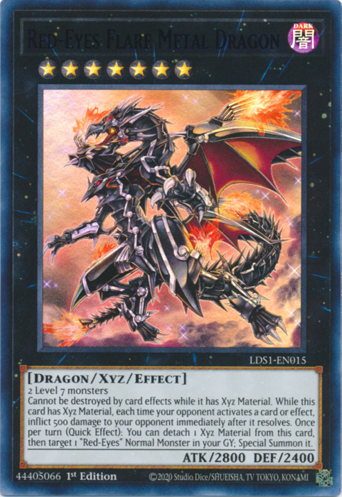 Red-Eyes Flare Metal Dragon (Purple) [LDS1-EN015] Ultra Rare | Clutch Gaming