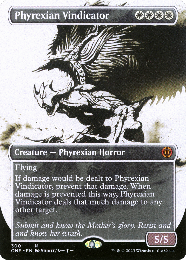 Phyrexian Vindicator (Borderless Ichor) [Phyrexia: All Will Be One] | Clutch Gaming