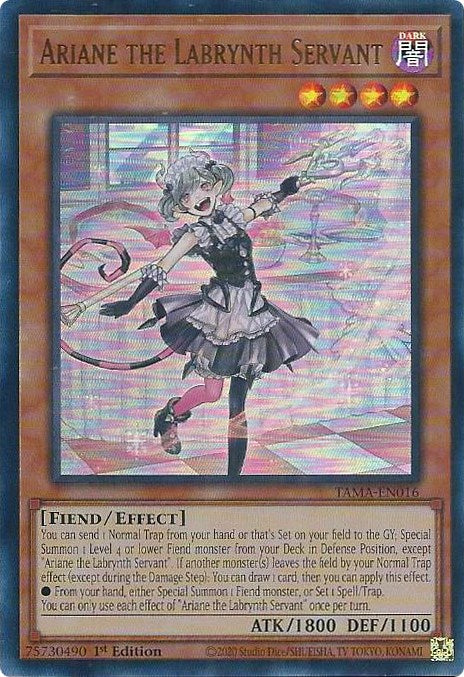 Ariane the Labrynth Servant [TAMA-EN016] Ultra Rare | Clutch Gaming