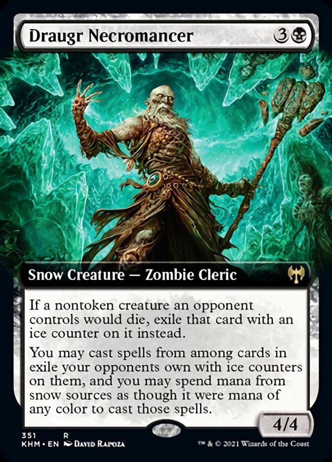 Draugr Necromancer (Extended Art) [Kaldheim] | Clutch Gaming