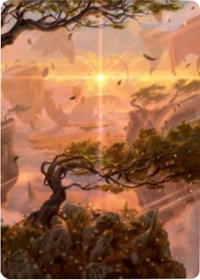 Windswept Heath Art Card [Zendikar Rising Art Series] | Clutch Gaming