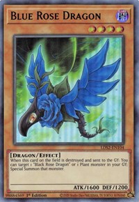 Blue Rose Dragon (Green) [LDS2-EN104] Ultra Rare | Clutch Gaming