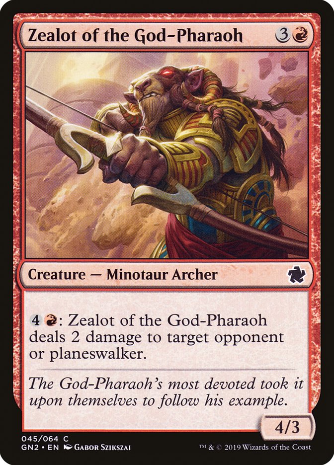 Zealot of the God-Pharaoh [Game Night 2019] | Clutch Gaming